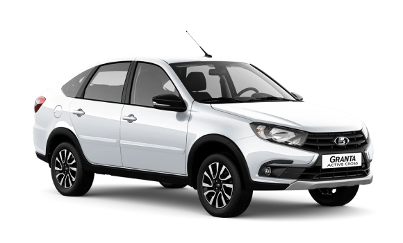 Granta Active Cross I Рест Белый "Ледниковый""" цвет 2026-ого года купить в Новосибирске - autospot-54.ru