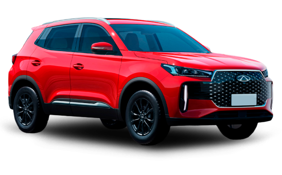 Tiggo 4 Огненный красный цвет 2025-ого года купить в Новосибирске - autospot-54.ru