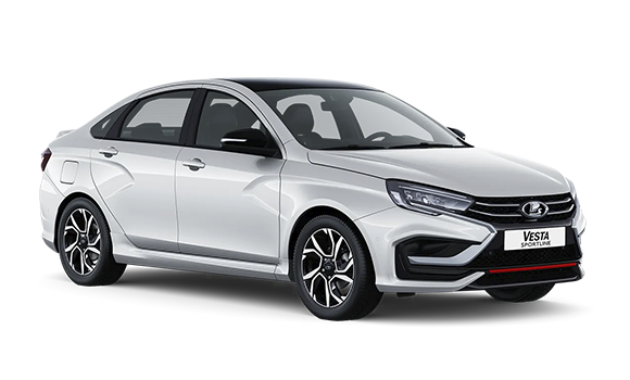 Vesta Sportline БЕЛЫЙ "ЛЕДНИКОВЫЙ" (221) цвет 2025-ого года купить в Новосибирске - autospot-54.ru