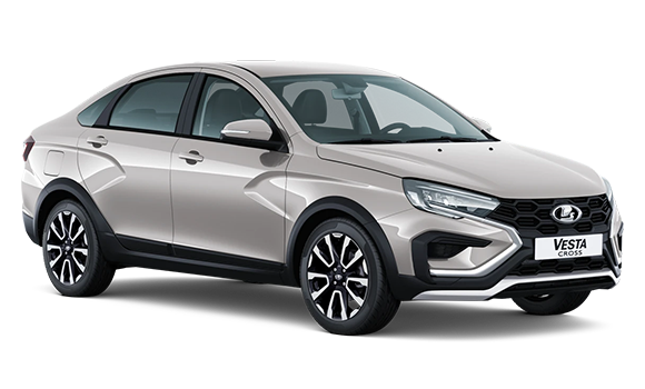Vesta Cross Серебристый "Платина" цвет 2025-ого года купить в Новосибирске - autospot-54.ru