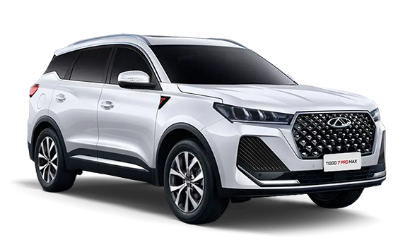 Tiggo 7 Pro Max NEW Искрящийся белый цвет 2025-ого года купить в Новосибирске - autospot-54.ru