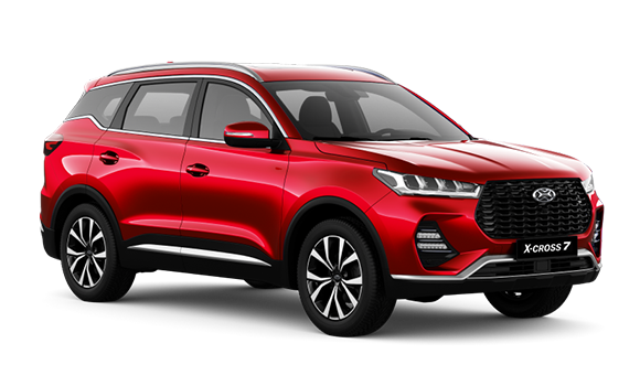 X-Cross 7 NEW Огненно-красный "Овация" (174) цвет 2025-ого года купить в Новосибирске - autospot-54.ru