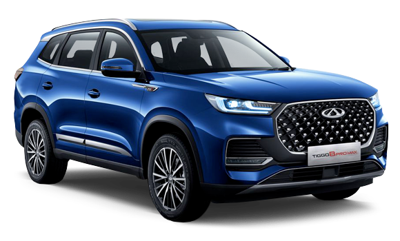 Tiggo 8 Pro Max Небесный синий цвет 2025-ого года купить в Новосибирске - autospot-54.ru