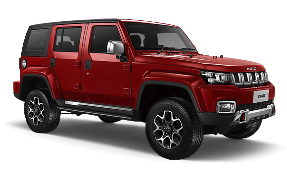 BJ40 Красный металлик цвет 2025-ого года купить в Новосибирске - autospot-54.ru