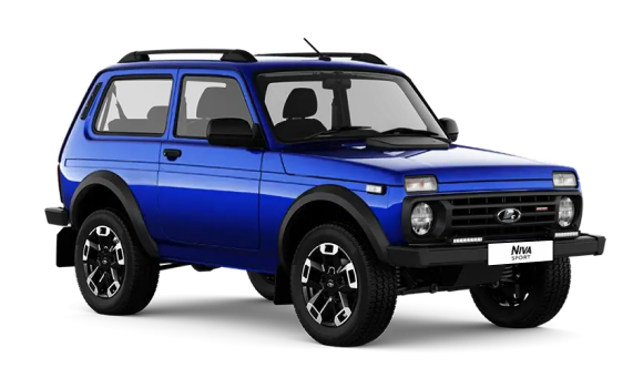 Niva Legend Спорт Синий "Капитан""" цвет 2026-ого года купить в Новосибирске - autospot-54.ru